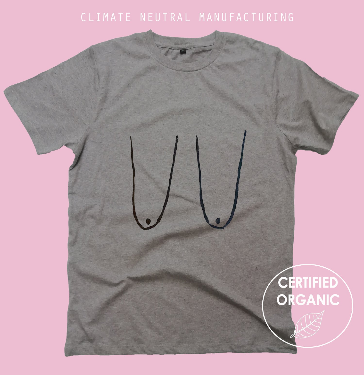 Saggy Boobs Organic Shirt – One Planet Mind